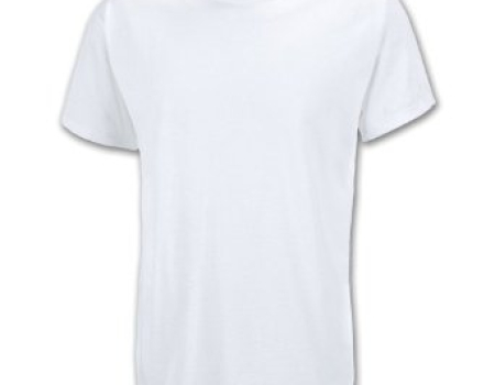 Plain white T-shirt